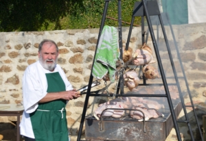 René à la broche